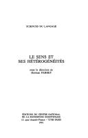 Cover of: Le Sens et ses hétérogénéités
