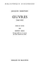 Cover of: Œuvres