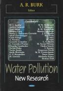 Cover of: Water pollution: new research