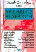 Cover of: Arthritis research