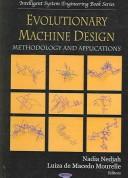Cover of: Evolutionary machine design: methodology and applications