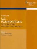 Cover of: Guide to U.S. Foundations, Their Trustees, Officers and Donors 2006 (Guide to Us Foundations, Their Trustees, Officers, and Donors)