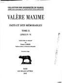 Cover of: Faits et dits mémorables by Valerius Maximus
