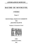 Cover of: Poèmes  by Baudry de Bourgeuil, Jean-Yves Tilliette