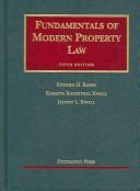 Cover of: Fundamentals of Modern Property Law