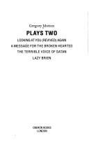 Cover of: Plays two | Gregory Motton