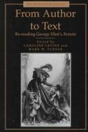Cover of: From author to text by edited by Caroline Levine and Mark W. Turner.