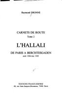 Cover of: L' hallali: de Paris à Berchtesgaden, août 1944-mai 1945