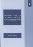 Cover of: International perspectives on information systems: a social and organisational dimension