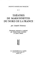 Cover of: Théâtres de marionnettes du Nord de la France