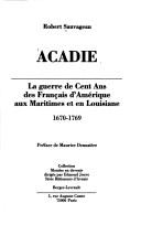 Cover of: Acadie by Robert Sauvageau