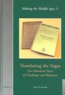 Cover of: Translating the Sagas by John Kennedy