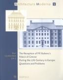 Cover of: The Reception of P.P. Rubens's 'Palazzi Di Genova' During the 17th Century in Europe: Questions and Problems (Architectura Moderna, 1)