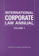 Cover of: International Corporate Law