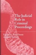 Cover of: The Judicial Role in Criminal Proceedings