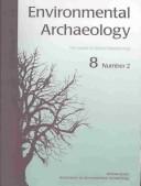 Cover of: Environmental Archaeology 8.2 (Journal of Human Palaeoecology)