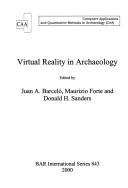 Cover of: Virtual Reality in Archaeology (British Archaeological Reports (BAR) International)