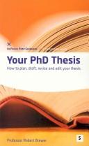 Cover of: Your Ph.d. Thesis by Robert Brewer