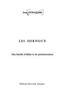 Les Hernoux by Jean Dupaquier