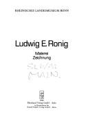 Cover of: Ludwig E. Ronig by Rheinisches Landesmuseum Bonn ; [Katalog und Ausstellung, Sylvia Böhmer und Gabriele Lueg].