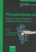 Cover of Phospholipase A2 Basic and Clinical Aspects in Inflammatory Diseases (Progress in Surgery) by 