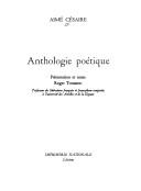 Cover of: Anthologie poétique