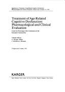 Cover of: Treatment of Age-Related Cognitive Dysfunction: Pharmacological and Clinical Evaluation (International Academy for Biomedical and Drug Research)
