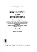 Cover of: International Symposium on BCG Vaccines and Tuberculins: proceedings of a symposium