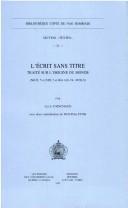 L'écrit sans titre. Traité sur l'origine du monde (NH II, 5 et XIII, 2 et Brit. Lib. Or. 4926 /1/ ) by Painchaud L.