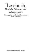 Cover of: Lesebuch: deutsche Literatur der siebziger Jahre