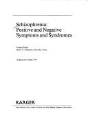 Cover of: Schizophrenia by Nancy C. Andreasen, Nancy C. Andreasen