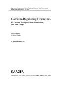 Calcium-regulating hormones by International Symposium on Calcium-Regulating Hormones, Body Functions, and Kidney (1990 Nara-shi, Japan)