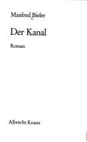 Cover of: Der Kanal. by Manfred Bieler