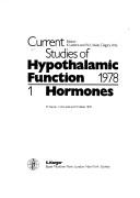 Cover of: Current studies of hypothalamic function, 1978