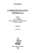 Cover of: Correspondance générale
