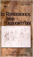 Cover of: La Renaissance hier et aujourd'hui (Mercure du Nord)