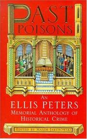 Cover of: Past Poisons: An Ellis Peters Memorial Anthology of Historical Crime
