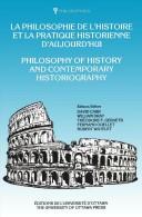 Cover of: Philosophy of History and Contemporary Historiography (Philosophica)