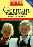 Cover of: Berlitz German Phrase Book & Dictionary (Berlitz Phrase Books) by Berlitz Publishing Company