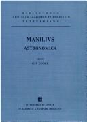 Cover of: Manilii Astronomica