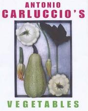 Cover of: Antonio Carluccios Vegetables