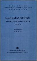 Cover of: L. Annaei Senecae Naturalium quaestionum libros by Seneca the Younger
