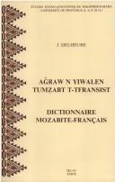 Cover of: Dictionnaire Mozabite-Frangais (Index Ricapitulatif Frangais-Mozabite). Ms2 (Etudes Ethno-Linguistiques Maghreb-Sahara,)
