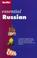 Cover of: Berlitz Essential Russian (Berlitz)