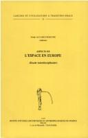 Cover of: Aspects de l'espace en Europe by Frank Alvarez-Pereyre