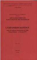 Cover of: L' Expansion bantoue by 