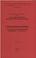 Cover of: Lexpansion Bantoue. Actes Du Colloque International Du Cnrs. Viviers (France),4-16 Avril 1977. 3 Vols.: Tome I. Les Classes Nominales Dans Le Bantou D ... Du Centre National de la Recherche)