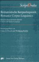 Cover of: Romanistische Korpuslinguistik: Korpora und gesprochene Sprache ( mit CD-ROM) by Claus D. Pusch, Wolfgang Raible