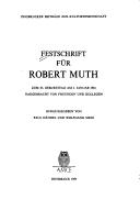 Festschrift für Robert Muth by Robert Muth, Wolfgang Meid