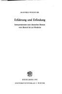 Cover of: Erfahrung und Erfindung by Manfred Windfuhr